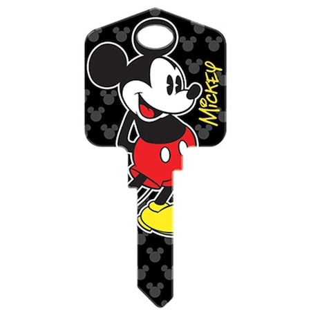 Hillman Hillman Fasteners 87625 Disney Key  KW1 Mickey Mouse Painted Key Blank Pack of 5 135188